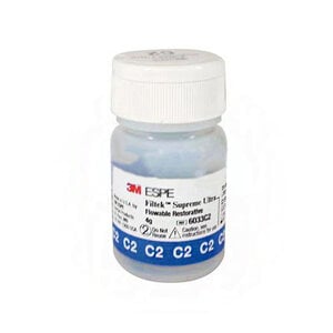 3M Filtek Supreme Ultra Flowable Restorative, Shade C2, 0.2 g Capsules, Refill Pack of 20