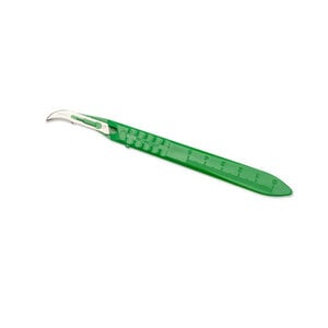 Myco Technocut Stainless Steel Disposable Scalpel #12B, Sterile, Box of 10