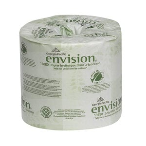 Envision Embossed Bathroom Tissue, 2-Ply, 80 Rolls/Case