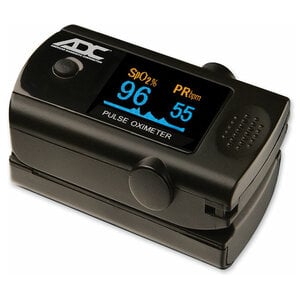Diagnotix 2100 Digital Finger Pulse Oximeter, SpO2 & Pulse Rate, Dual-Color OLED, 2 AAA Batteries, 2-Year Warranty