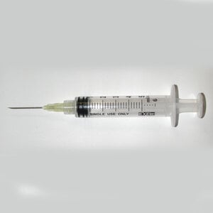 Exel Luer Lock Syringe, 5cc with Needle 20G x 1", Box of 100
