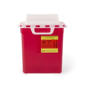 BD Sharps Collector, Red, 3 Gallon, 305771