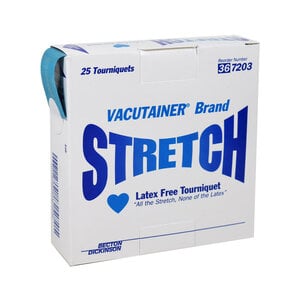 BD Vacutainer® Tourniquet, Stretch, Latex-Free, 25/Box