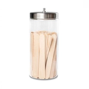 Tech-Med Glass Dressing Jar with Stainless Steel Lid, 3" x 3"