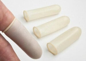 Tech-Med Latex Finger Cots, X-Large, Powder-Free, 144/Box