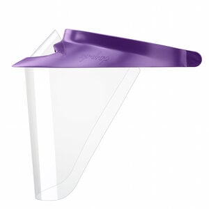 Op-D-Op The Original ABS Visor Face Shield Kit, Medium, Purple, 1 Kit