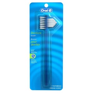 Oral-B Denture Brush, Double-Sided, Multi-Tufted, 6 per Box