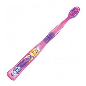Oral-B Kids 3+ Disney Princess Toothbrushes, Extra Soft, Assorted Designs, 6/Box