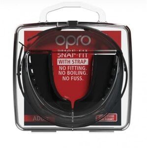 OPRO Snap-Fit For Braces Mouthguard - Black