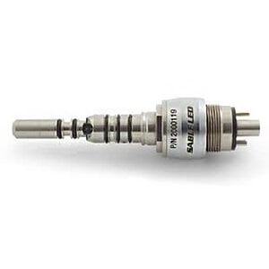 SABLE 6-Hole Multiflex LUX LED Coupler (KAVO Type), Quick Connect, Swivel, Water Regulator, 1/Pk, OEM P/N 1007.3201