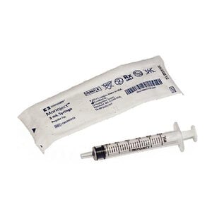 Monoject SoftPack Syringes, Regular Tip, 3 mL, Box of 100
