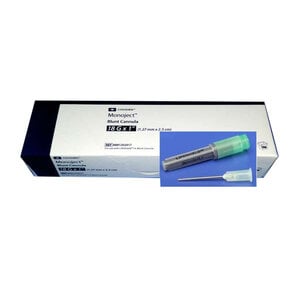 Cardinal Health Blunt Cannula, 18 Gauge x 1 Inch, Box of 100