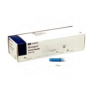 Monoject 400 Plastic Hub Needle, 30 Gauge Extra Short, Sterile, 100/Box