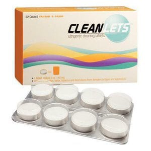 Cleanlet T&S Ultrasonic Cleaning Tablets, Box of 32