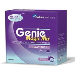 Sultan Genie Magic Mix Heavy Body VPS Impression Material, Rapid Set, Standard Pack