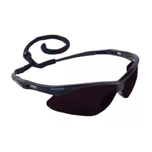 KC Nemesis Safety Eyewear, Smoke Anti-Fog Lens, Black Frame, 12/Box