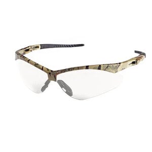 KC Nemesis Safety Eyewear, Clear Anti-Fog Lens, Camo Frame, 12/Box