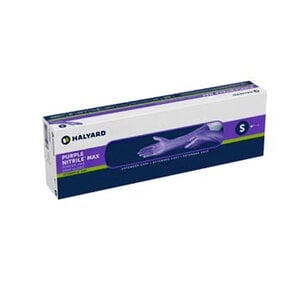 Halyard Purple Nitrile Exam Gloves, Powder-Free, Small, 50/Box