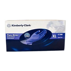 Halyard Safeskin Purple Nitrile Dental Exam Gloves, Powder Free, Extra Large, 90/Box