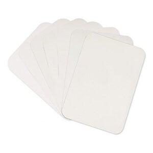 TIDI Choice Mini (F) Bracket Tray Covers, White, Heavyweight Bond, 5" x 8", 1000/Case