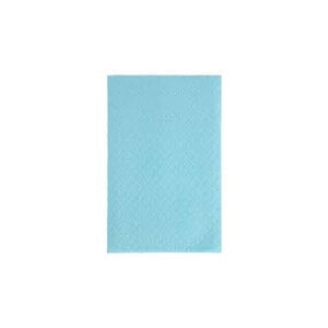 Tidi Products Diamond Embossed Polyback Patient Bibs, Blue, Case of 500