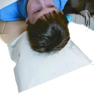Tidi Products FABRI-CEL Deluxe Headrest Covers, 13" x 13", White, Box/500