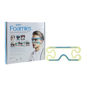 Dukal Foamies Protective Eyewear, Clear, Medium, Non-Tinted, Disposable, 50/Box