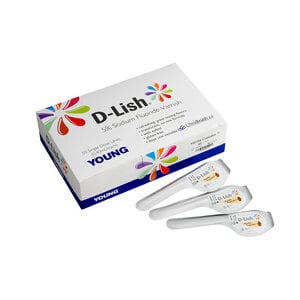 D-Lish 5% Sodium Fluoride Varnish, Assorted Flavors, Unit Dose 0.40 ml, 200/Bx