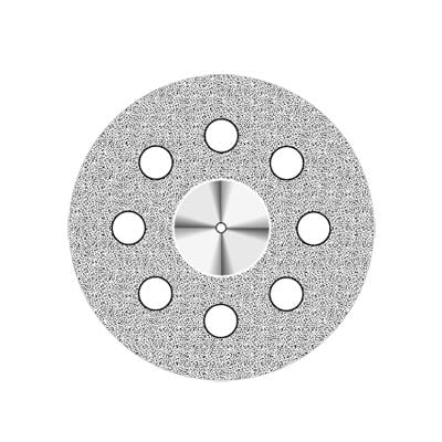 NTI® Superflex Diamond Discs – HP, Double Sided, Coarse, Green, #918PB, 22.00 mm Diameter, 0.30 mm Thickness, 1/Pkg