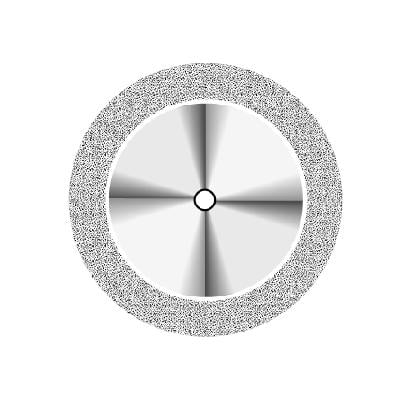 NTI® Superflex Diamond Discs – HP, Double Sided, Medium Grit, Red, #911H, 22.00 mm Diameter, 0.17 mm Thickness, 1/Pkg, D911H-220