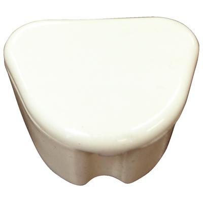 Plasdent Nite Guard Retainer Box with Label, 1.5" Deep Dish, Non-Ventilated, White, 12/Box, 200DB-1