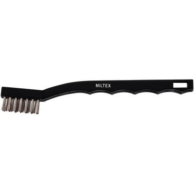Miltex Instrument Cleaning Brush, Autoclavable, 7-1/4", Stainless Steel Bristles, 3/Pkg, 3-1001