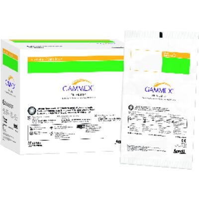 GAMMEX® Non-Latex Neoprene Surgical Gloves, Powder Free, Sterile, Size 6.5, Dark Green, 50 Pair/Box, 8513
