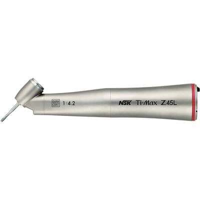 Ti-Max Z Series Attachment – Contra Angle, Electric Head & Shank, Push-Button Autochuck - Z45L, High Speed, 45° Angle, Quadruple Spray