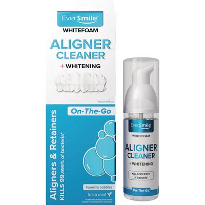 EverSmile® WhiteFoam Aligner Cleaner + Whitening, Fresh Mint, 50 ml Bottle, 24/Box