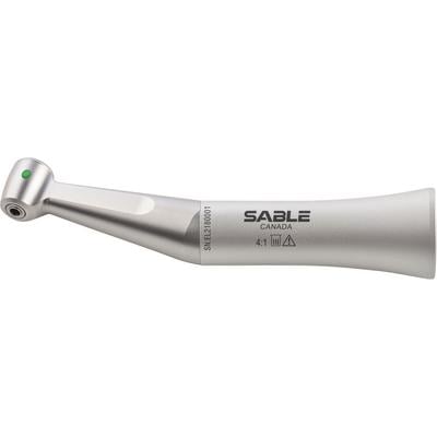 Sable E-Type 1-Piece 4:1 Prophy Angle Low Speed Attachment, Ball-Bearing Push Button Latch, 1600218