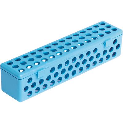 Zirc Steri-Container Standard, Neon Blue, 8-1/8" x 1-7/8" x 1-7/8", 10-14 Instruments, 50Z900N