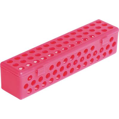 Zirc Steri-Container Standard, Neon Pink, 8-1/8" x 1-7/8" x 1-7/8", 10-14 Instruments, 50Z900S