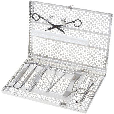 Hu-Friedy Black Line Lateral Sinus Lift Kit, Stainless Steel, 16-Piece Cassette, IMNLATKITX
