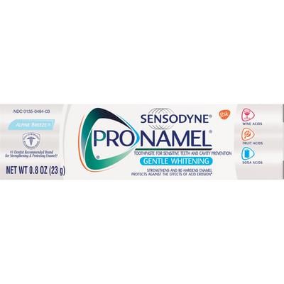 Sensodyne® ProNamel® Gentle Whitening Toothpaste, Fresh Mint, 0.8 oz Tube, 36/Box, 83040B