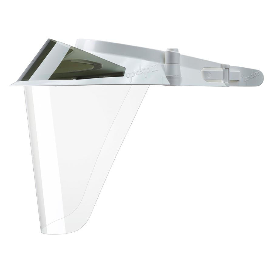 Op-D-Op II Adjustable Dental Visor Shield Kit, White, 355DKCW