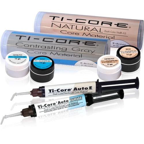 EDS Ti-Core Composite Core Build-Up Material, Natural Standard Set (B&C), Vita Shade A3, #810-00