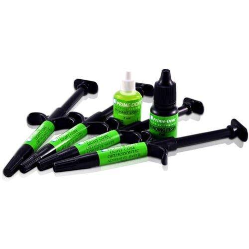 Prime Dental VLC Ortho Adhesive Kit, 4 x 5 g Syringes, 012-020