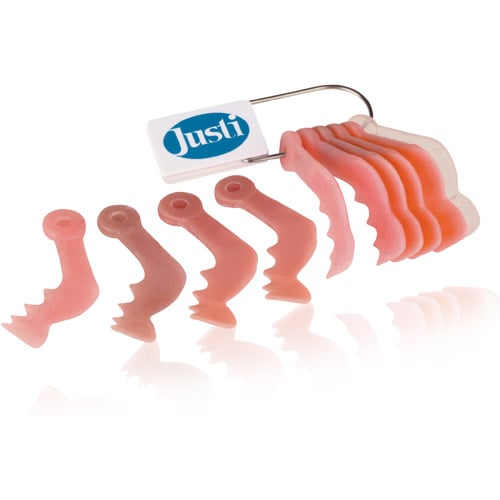 Justi Denture Base Shade Guide, 10 Tabs, 04-0102