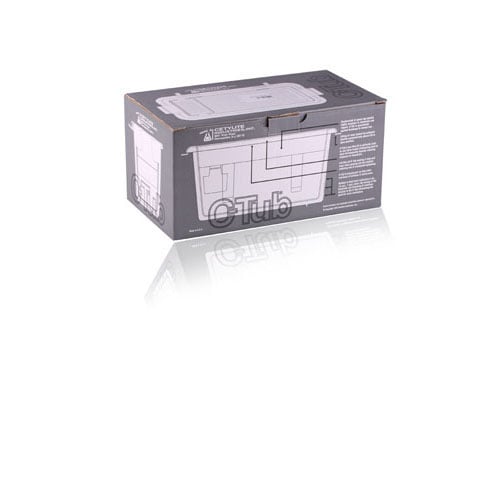 C-Tub® Instrument Receptacle, 1 Gallon Capacity, 13-1/2" W x 7-1/2" H x 6-1/4" L, 1/Pkg, Cetylite #0106