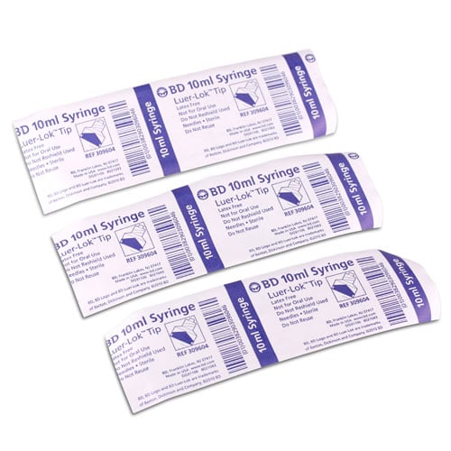 BD Luer-Lok General Purpose Syringe, Sterile, Without Safety, 10 mL, 200/Bx, 302995