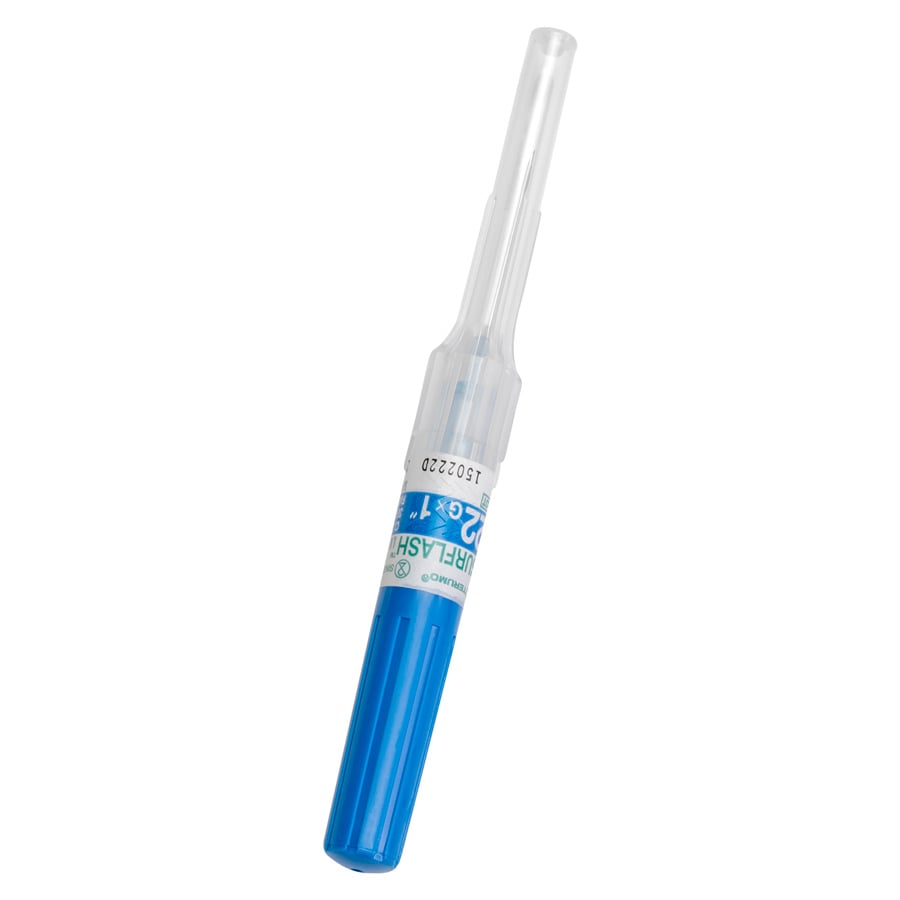 Terumo Surflash IV Polyurethane Catheter, 22G x 1", Blue, 50/Box, 1SR*FF2225