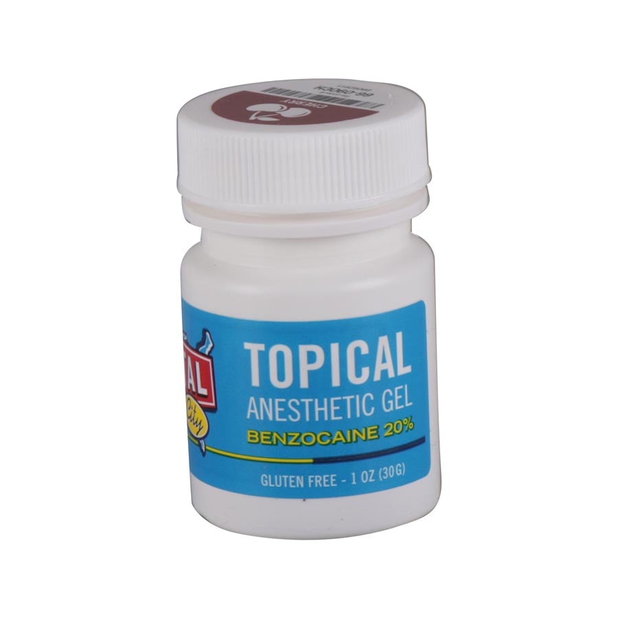 Dental City Topical Anesthetic Gel, 20% Benzocaine, Cherry Flavor, 1 oz