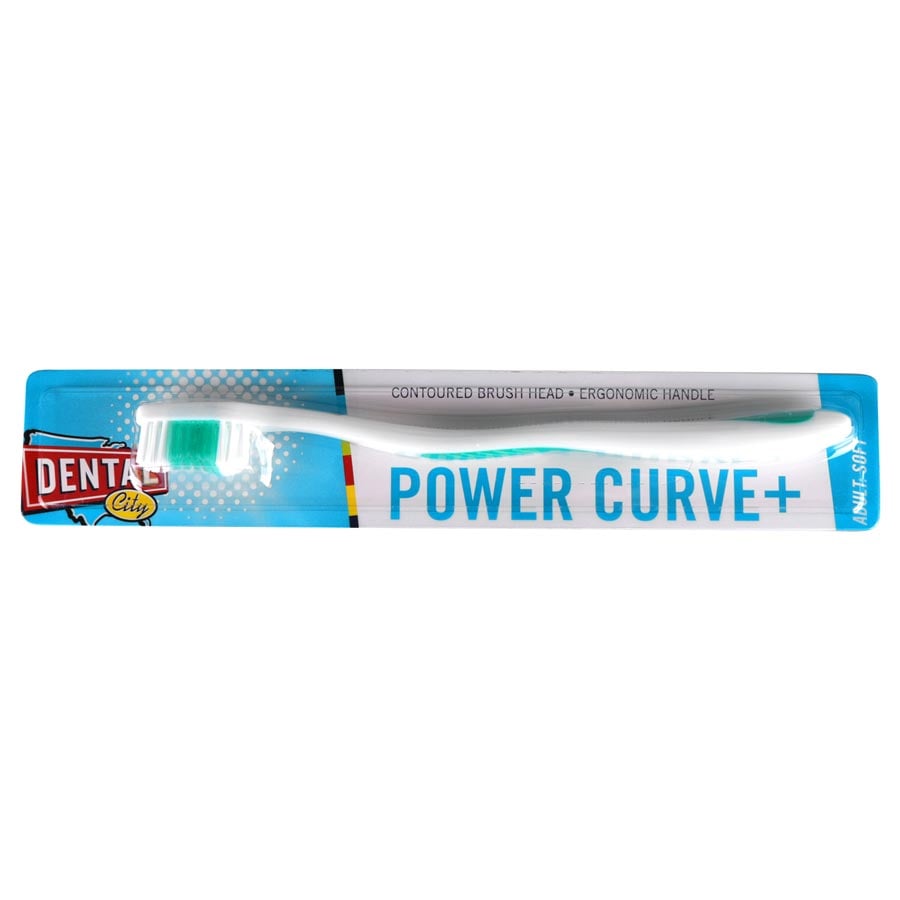 Dental City Power Curve+ Soft Toothbrush, 72/Case