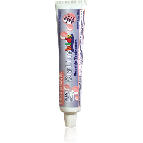 Oraline Bubblegum Toothpaste, 3 oz Tube, 72/Pack, Item 42115